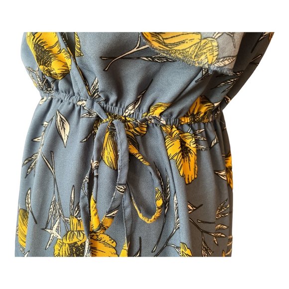 URBAN HERITAGE Dress Size Large Surplice Front V Neck Back Ruffle - Picture 7 of 16